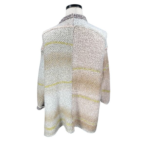 Free People Daydreamer Cardi Open Front Cardigan Sweater Womens Small Multi Knit - Picture 5 of 11